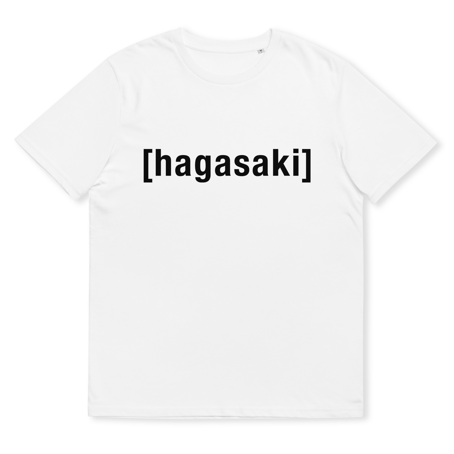 Hagasaki T / BLACK in white